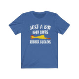 Just A Boy Who Loves Rubber Chicken Shirt, Rubber Chicken Lover Shirt, Rubber Chicken Shirt, Chicken Lover Gift, Animal Shirt Image 2