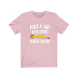 Just A Boy Who Loves Rubber Chicken Shirt, Rubber Chicken Lover Shirt, Rubber Chicken Shirt, Chicken Lover Gift, Animal Shirt Image 4