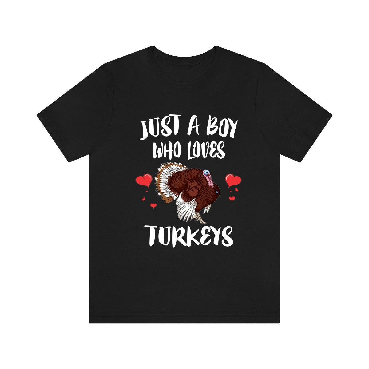 Just A Boy Who Loves Turkeys Bird Shirt, Turkey Lover Shirt, Turkey Shirt, Turkey Lover Gift, Animal Shirt Image 1