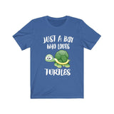 Just A Boy Who Loves Turtles Shirt, Turtle Lover Shirt, Turtle Shirt, Turtle Lover Gift, Animal Shirt Image 2
