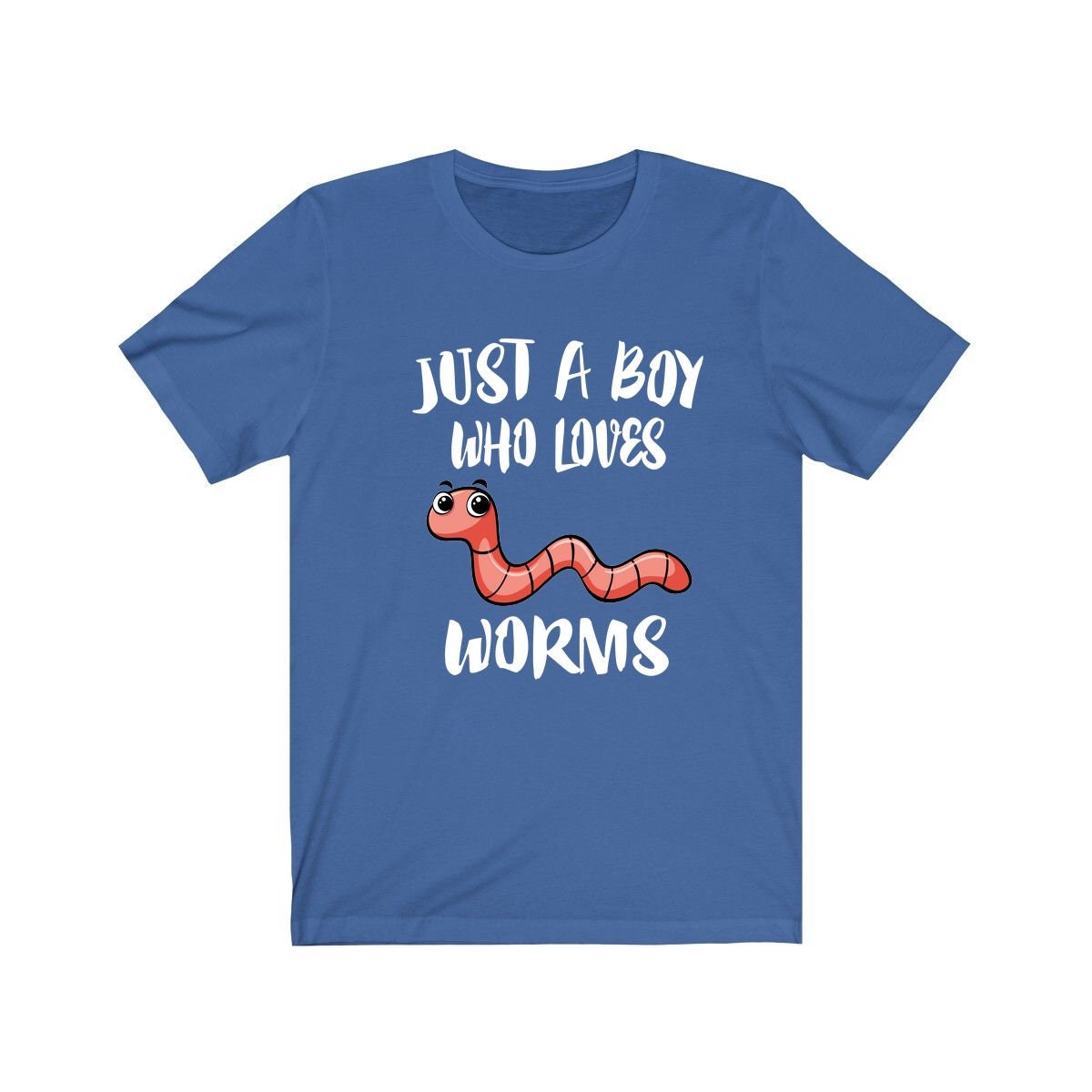 Just A Boy Who Loves Worms Shirt - worm print design