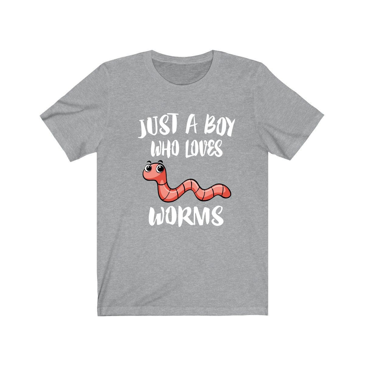 Just A Boy Who Loves Worms Shirt - worm print design