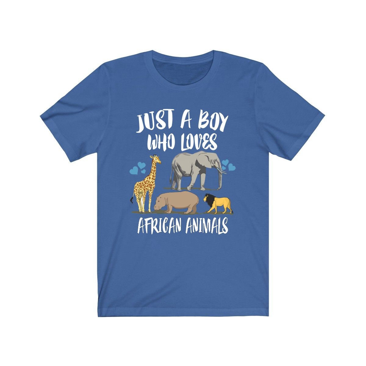 Just A Boy Who Loves African Animals Shirt - african animals print design