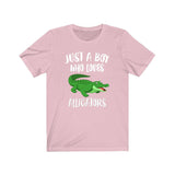 Just A Boy Who Loves Alligators Shirt, Alligator Lover Shirt, Alligator Shirt, Alligator Lover Gift, Adult Toddler Kids T-Shirt Image 4