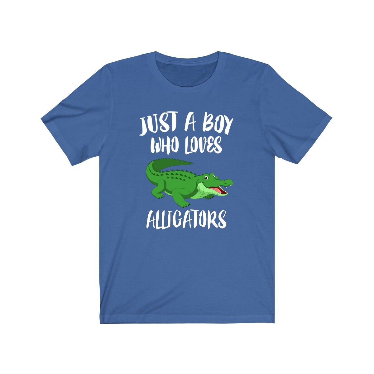 Just A Boy Who Loves Alligators Shirt - alligator print design