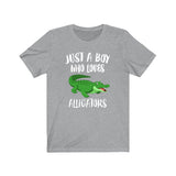Just A Boy Who Loves Alligators Shirt, Alligator Lover Shirt, Alligator Shirt, Alligator Lover Gift, Adult Toddler Kids T-Shirt Image 2