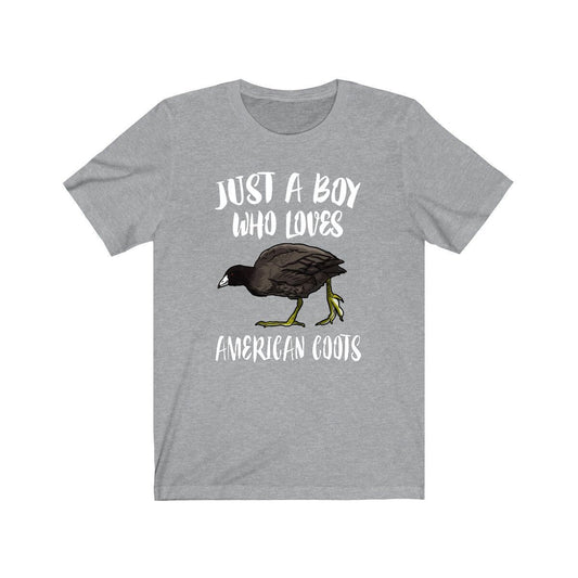 Just A Boy Who Loves American Coots Shirt - American coot print design