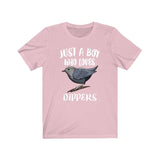 Just A Boy Who Loves Dippers Birds Shirt, Bird Lover Shirt, Birding Shirt, Birding Lover Gift, Adult Toddler Kids T-Shirt Image 4