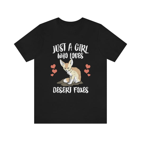 Just A Girl Who Loves Desert Foxes Shirt - desert fox print design
