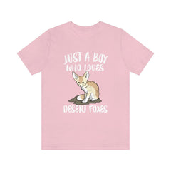 Just A Boy Who Loves Desert Foxes Shirt - desert fox print design