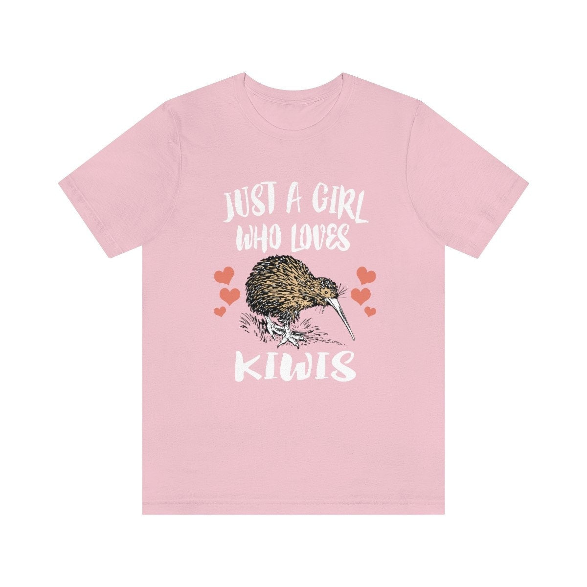 Just A Girl Who Loves Kiwis Birds Shirt - kiwi bird print design
