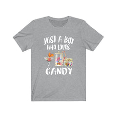 Just A Boy Who Loves Candy Shirt - candy print design