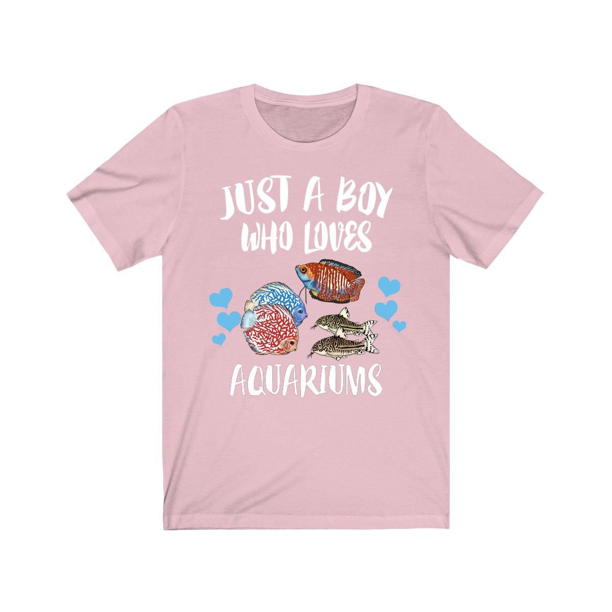 Just A Boy Who Loves Aquariums Fish Shirt - aquarium print design