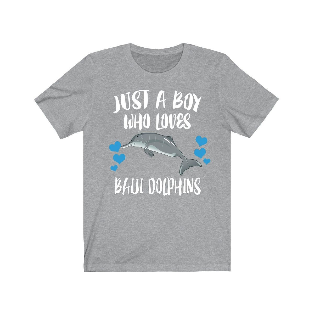 Just A Boy Who Loves Baiji Dolphins Shirt, Dolphin Lover Shirt, Dolphin Shirt, Dolphin Lover Gift, Animal Adult Toddler Kids T-Shirt Image 2