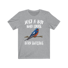 Just A Boy Who Loves Barn Swallows Shirt - barn swallow print design