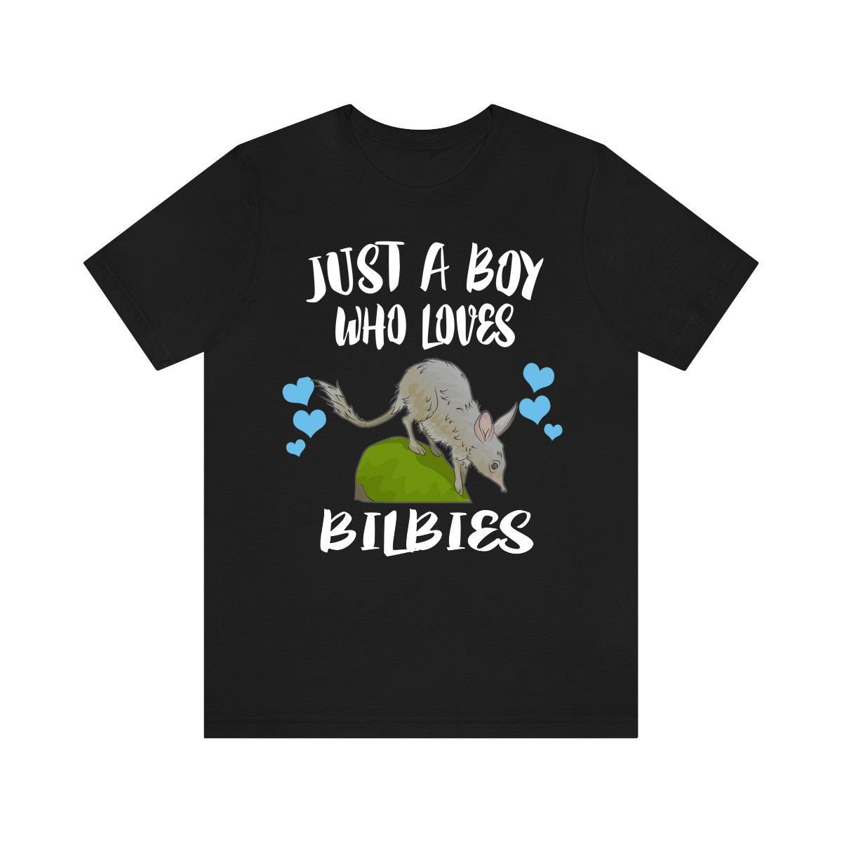 Just A Boy Who Loves Bilbies Shirt, Bilby Lover Shirt, Bilby Shirt, Bilby Lover Gift, Animal Adult Toddler Kids T-Shirt Image 1