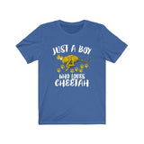 Just A Boy Who Loves Cheetah Shirt, Cheetah Lover Shirt, Cheetah Shirt, Cheetah Owner Gift, Animal Adult Kids T-Shirt Image 2