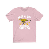 Just A Boy Who Loves Cheetah Shirt, Cheetah Lover Shirt, Cheetah Shirt, Cheetah Owner Gift, Animal Adult Kids T-Shirt Image 4