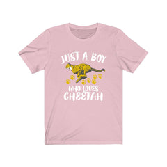 Just A Boy Who Loves Cheetah Shirt - cheetah print design