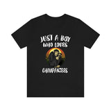 Just A Boy Who Loves Chimpanzees Shirt, Chimpanzee Lover Shirt, Chimpanzee Shirt, Chimpanzee Owner Gift, Animal Adult Kids T-Shirt Image 3