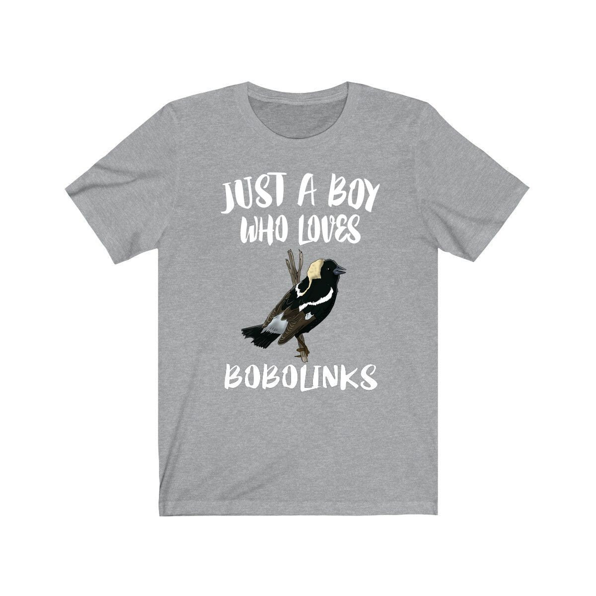 Just A Boy Who Loves Bobolinks Bird Shirt, Blackbird Lover Shirt, Bobolink Shirt, Bird Lover Gift, Animal Adult Toddler Kids T-Shirt Image 1