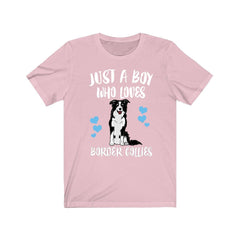 Just A Boy Who Loves Border Collies Shirt - Border Collie print design