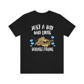 Just A Boy Who Loves Burmese Pythons Shirt, Burmese Python Lover Shirt, Python Shirt, Snake Lover Gift, Animal Adult Toddler Kids T-Shirt Image 1