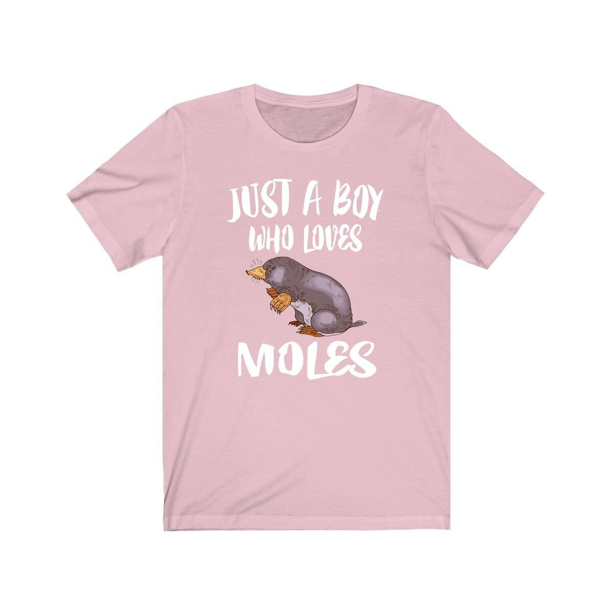 Just A Boy Who Loves Moles Shirt - mole print design