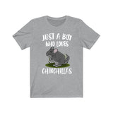 Just A Boy Who Loves Chinchillas Shirt, Chinchilla Lover Shirt, Chinchilla Shirt, Chinchilla Lover Gift, Animal Adult Kids T-Shirt Image 2