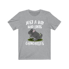 Just A Boy Who Loves Chinchillas Shirt - chinchilla print design