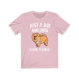 Just A Boy Who Loves Chows Chows Shirt, Chow Chow Lover Shirt, Chow Chow Shirt, Dog Lover Gift, Animal Adult Kids T-Shirt Image 4