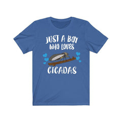 Just A Boy Who Loves Cicadas Shirt - cicada print design
