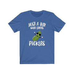 Just A Boy Who Loves Pickles Shirt - pickle print design