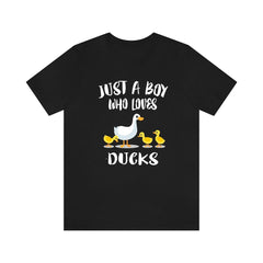 Just A Boy Who Loves Ducks Shirt - duck print design