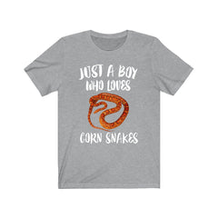 Just A Boy Who Loves Corn Snakes Shirt - corn snake print design