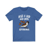 Just A Boy Who Loves Sparrows Birds Shirt, Sparrow Lover Shirt, Birding Shirt, Sparrow Lover Gift, Animal Adult Kids T-Shirt Image 3