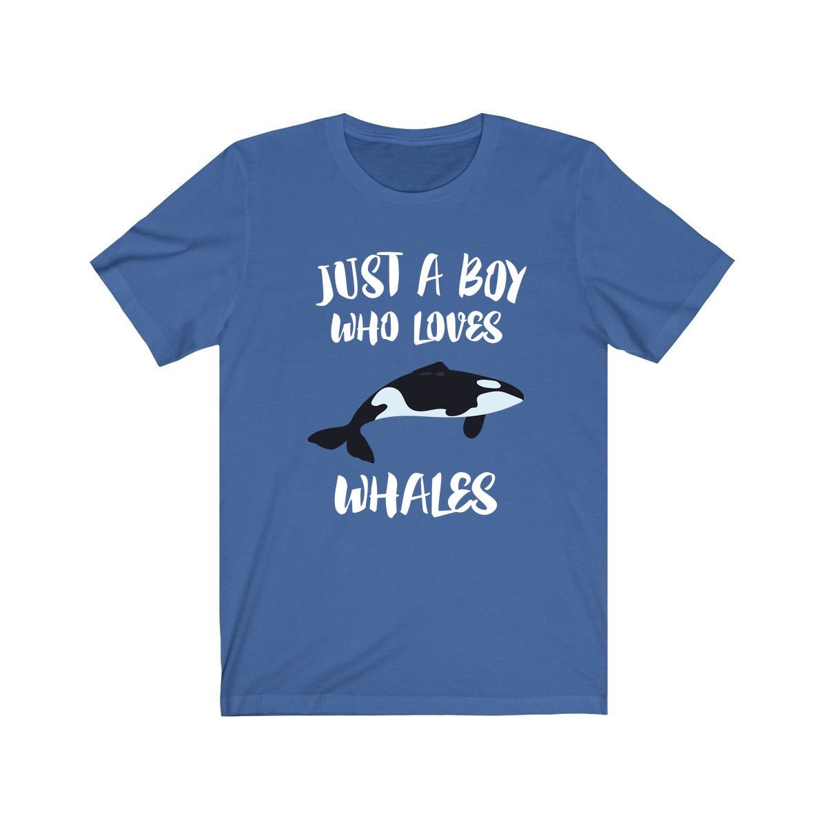 Just A Boy Who Loves Orcas Whales Shirt, Orca Lover Shirt, Whale Shirt, Whale Lover Gift, Animal Adult Kids T-Shirt Image 1