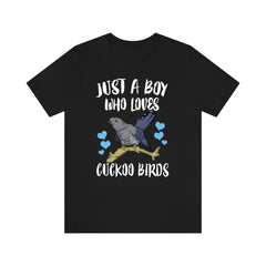 Just a boy who loves cuckoo birds brood parasite woodland tee