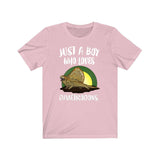 Just A Boy Who Loves Dimetrodons Dinosaur Shirt, Dinosaur Lover Shirt, Dimetrodon Shirt, Dinosaur Gift, Animal Adult Kids T-Shirt Image 4