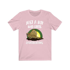 Just a boy who loves dimetrodons prehistoric synapsid lover tee