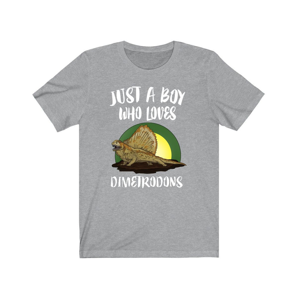 Just a boy who loves dimetrodons prehistoric synapsid lover tee
