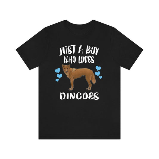 Just A Boy Who Loves Dingoes Shirt - dingo print design