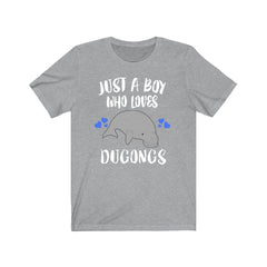Just A Boy Who Loves Dugongs Shirt - dugong print design