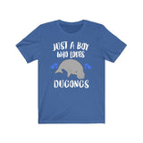 Just A Boy Who Loves Dugongs Shirt, Dugong Lover Shirt, Dugong Shirt, Dugong Gift, Animal Adult Kids T-Shirt Image 3