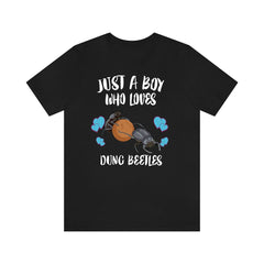 Just A Boy Who Loves Dung Beetles Shirt - dung beetle print design