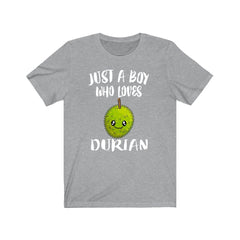 Just A Boy Who Loves Durian Fruit Shirt - durian print design