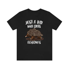 Just A Boy Who Loves Echidnas Shirt - echidna print design