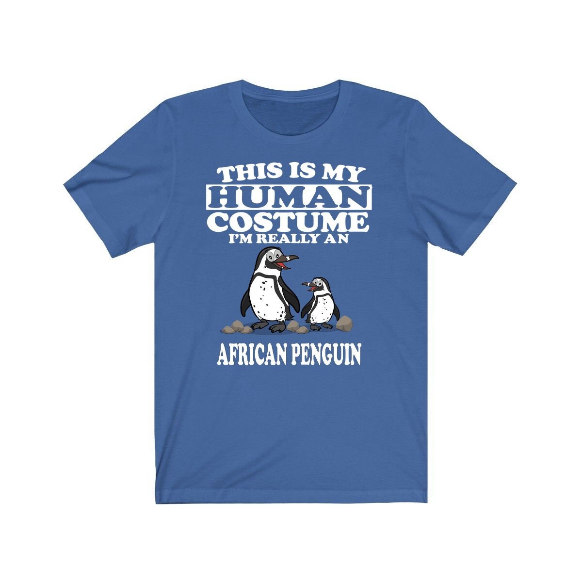 This Is My Human Costume I'm Really An African Penguin Shirt, African Penguin Lover Shirt, Penguin Shirt, Birding Lover Gift, Animal Gift Image 1