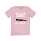 Just A Boy Who Loves Gila Monster Shirt, Lizard Lover Shirt, Lizard Shirt, Lizard Gift, Animal Adult Kids T-Shirt Image 4