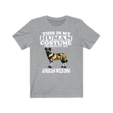 This Is My Human Costume I'm Really An African Wild Dog Shirt, African Wild Dog Lover Shirt, Wild Dog Shirt, Dog Lover Gift, Animal Gift Image 1
